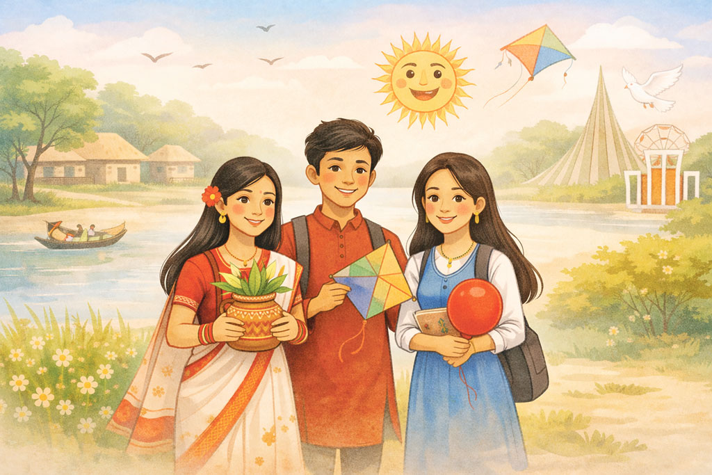 শিক্ষার্থীদের ভাবনায় পয়লা বৈশাখ