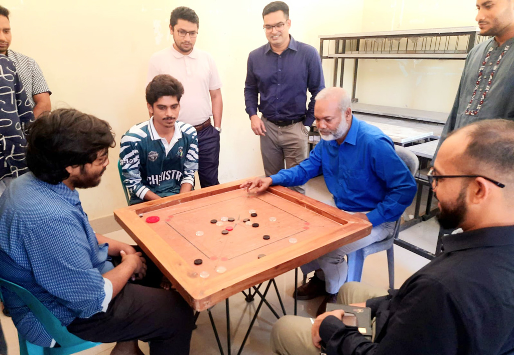 ববিতে শুরু হলো আন্তঃবিভাগ ইনডোর গেমস প্রতিযোগিতা