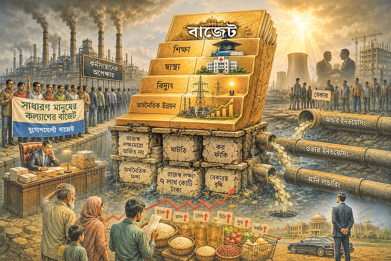 সাদা চোখে জনতুষ্টির বাজেট, কিন্তু...