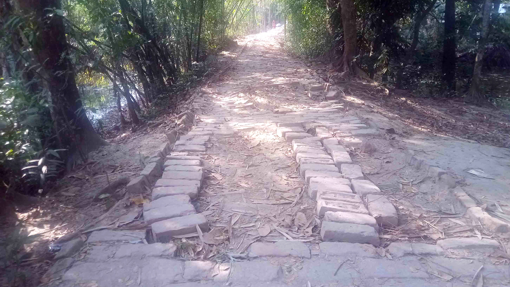 বেহাল রাস্তায় চলাচলে দুর্ভোগ