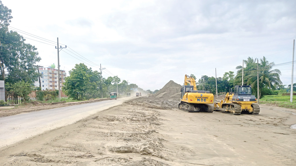 এবার দৃশ্যমান সংযোগ সড়ক