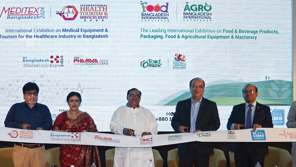 আইসিসিবিতে ‘সেমস-গ্লোবাল ইউএসএ’ এর আয়োজনে তিন দিনব্যাপী আন্তর্জাতিক প্রদর্শনী শুরু