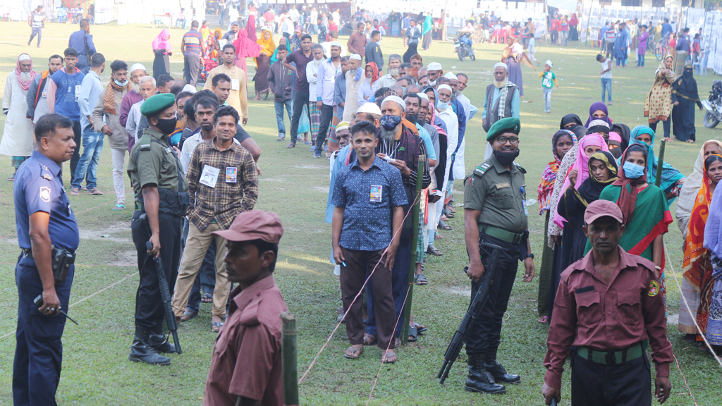কাশিয়ানীতে শান্তিপূর্ণ ভোটগ্রহণ
