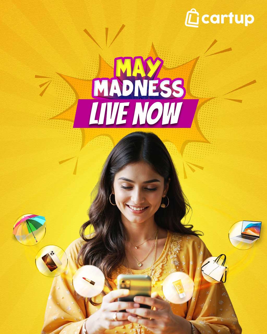 কার্টআপ নিয়ে এসেছে নতুন ক্যাম্পেইন ‘মে ম্যাডনেস’। ছবি: সংগৃহীত
