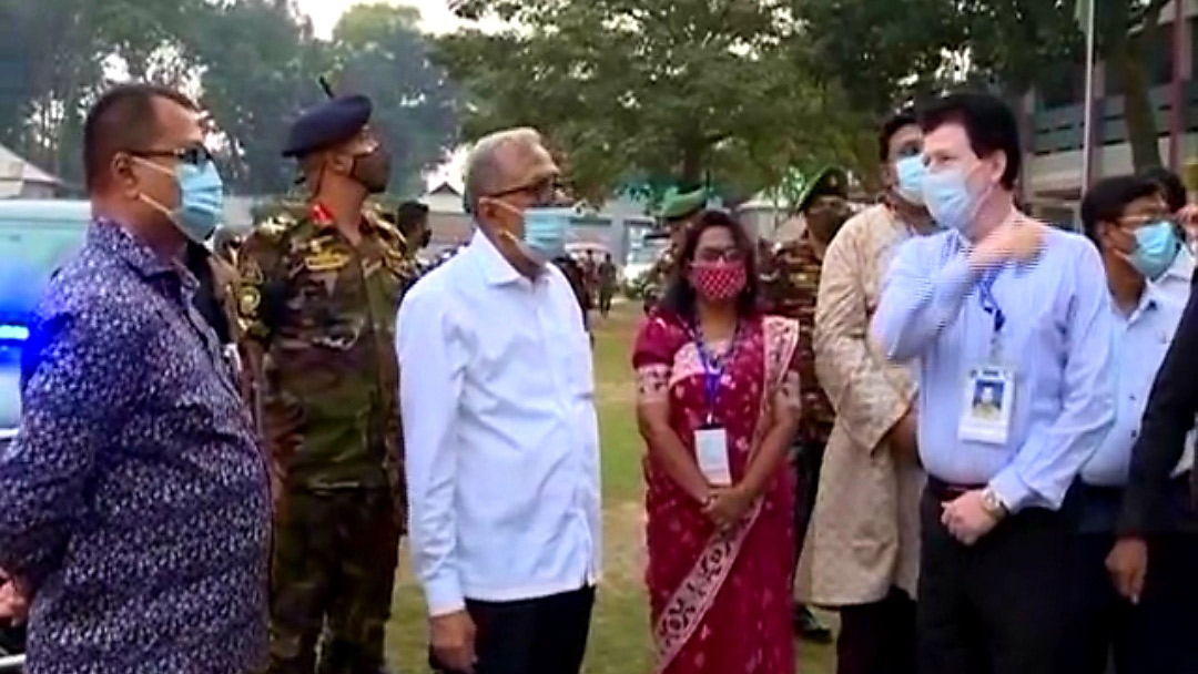 উন্নয়ন কর্মকাণ্ড পরিদর্শনে রাষ্ট্রপতি