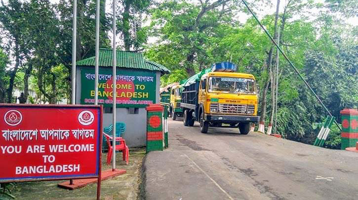 আখাউড়া স্থলবন্দর দিয়ে আমদানি–রপ্তানি শুরু হলো ৬ দিন পর