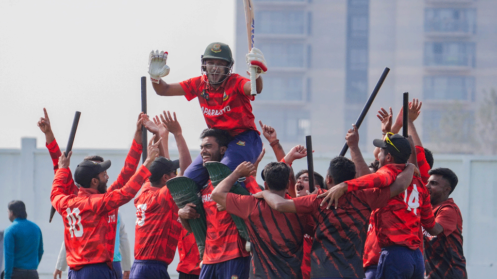 সিসিডিএম চ্যালেঞ্জ কাপে চ্যাম্পিয়ন অপরাজেয়