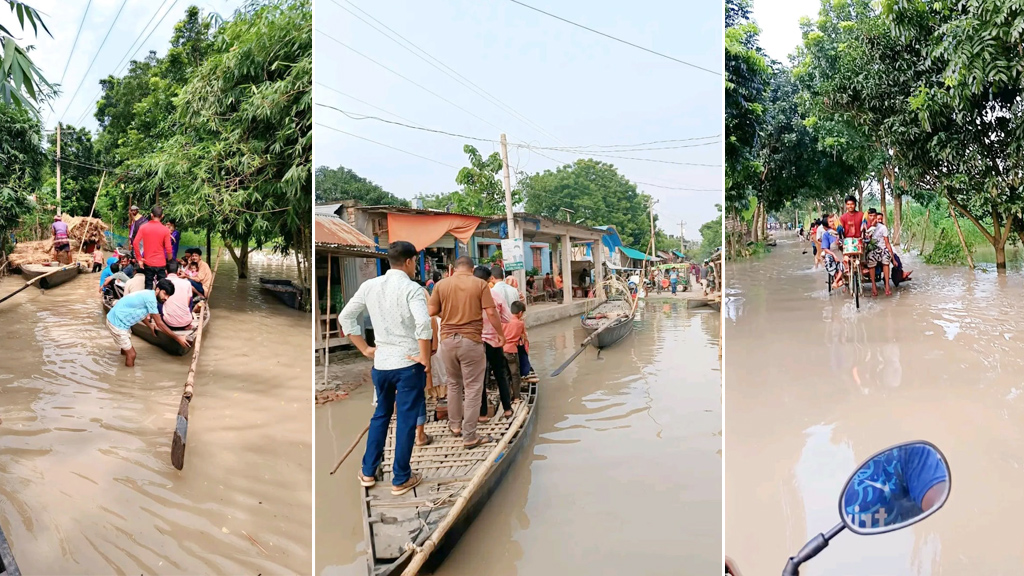 পদ্মায় পানি বৃদ্ধি, সাড়ে ৬ হাজার পরিবার পানিবন্দী