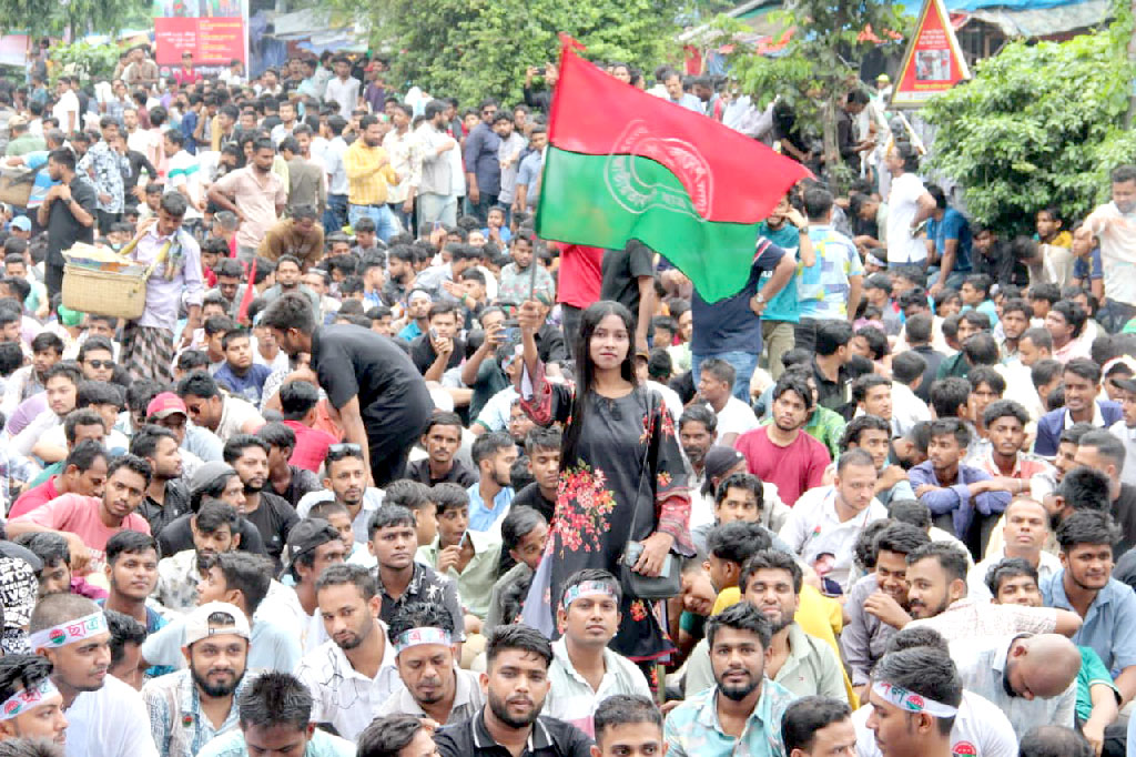 ছাত্রদলের সমাবেশ শুরু