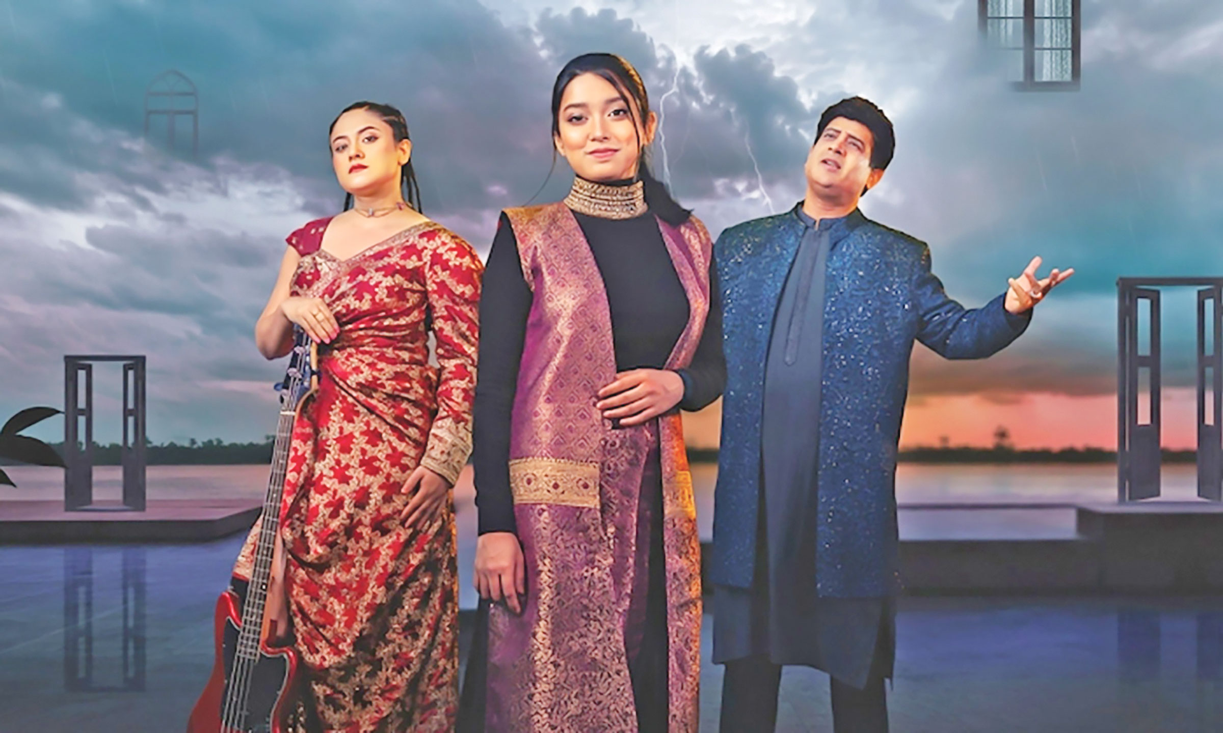মাশা, শোয়েব ও মৌসুমির কণ্ঠে 
প্রকাশ পেল ‘মেঘ’