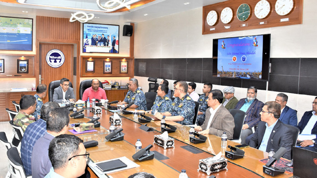 মাতারবাড়ী ও চট্টগ্রাম বন্দর পরিদর্শনে আশিক চৌধুরী