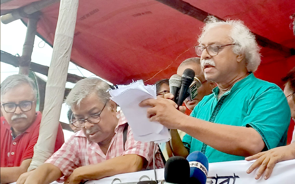 বন্দর নিয়ে সিদ্ধান্ত না পাল্টালে কঠোর কর্মসূচি, রোডমার্চের সমাপনীতে ঘোষণা