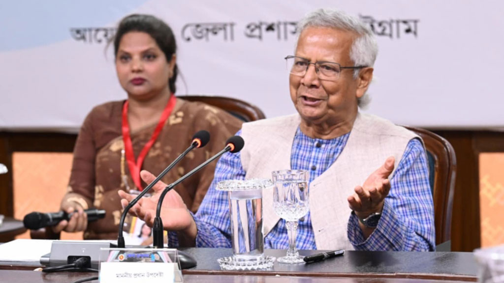 বর্ষায় চট্টগ্রামে জলাবদ্ধতা অর্ধেকে নামিয়ে আনার নির্দেশ প্রধান উপদেষ্টার