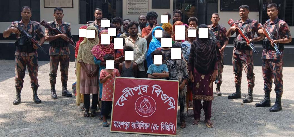 চুয়াডাঙ্গা সীমান্তে ২৬ জনকে হস্তান্তর বিএসএফের