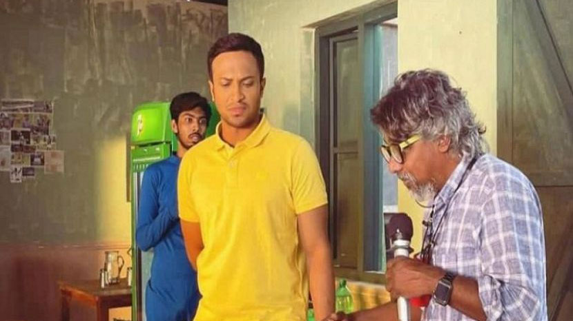 সাকিব শুটিংয়ে যাওয়ায় বরিশালকে বিসিবির নোটিশ