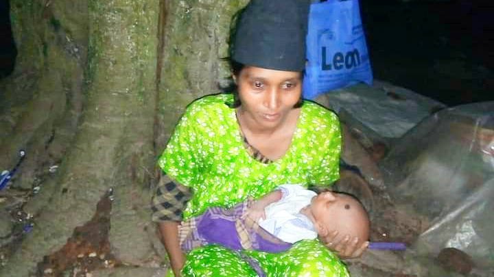 নাগীনের কোলে তুফান, বাবার পরিচয় অজানা
