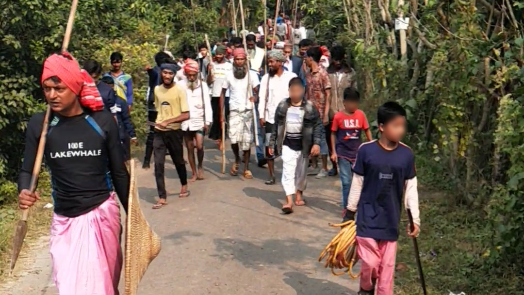 ভোটের পর বাড়িঘরে আগুন