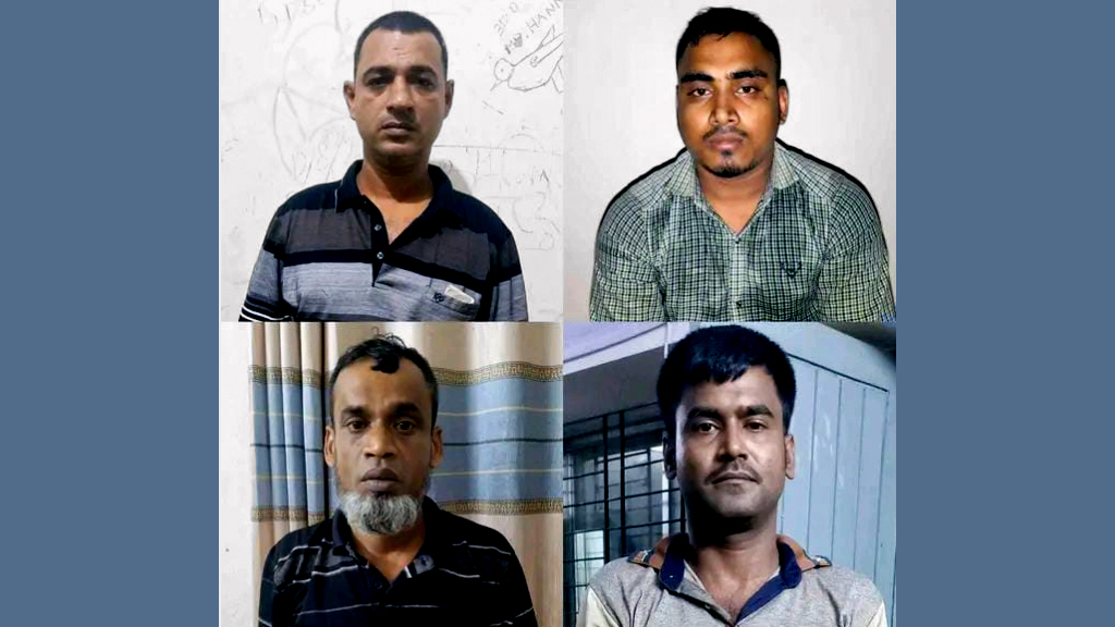 রাজাপুরে পৃথক ডাকাতি মামলায় ৪ জন গ্রেপ্তার