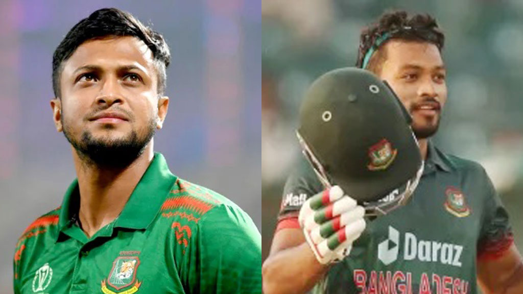 সাকিবকে টপকে যেখানে শীর্ষে শান্ত-শরীফুল 
