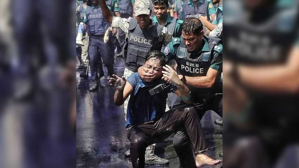 শিক্ষার্থীর মুখ চেপে ধরা ডিসি মাসুদের ছবিটি এআই দিয়ে তৈরি: ডিএমপি