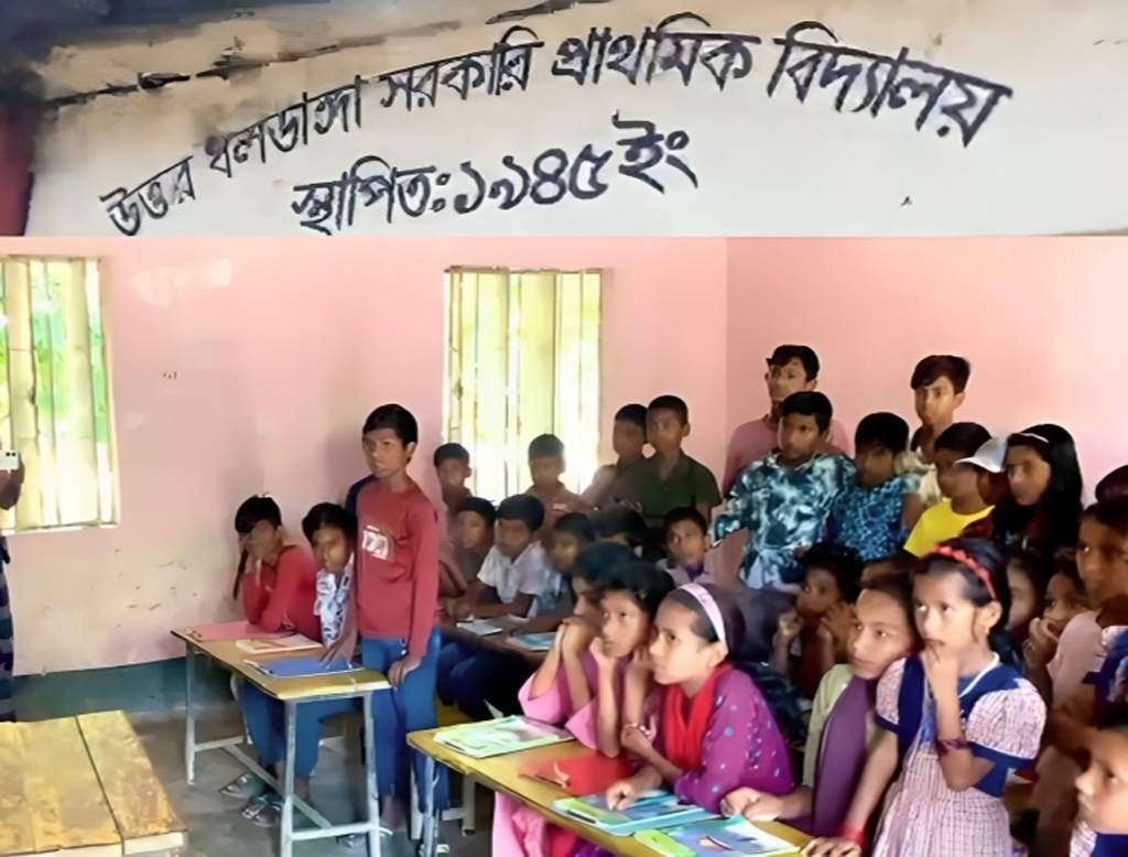 এক শিক্ষক দিয়ে চলছে ১৬৫ শিক্ষার্থীর সরকারি প্রাথমিক বিদ্যালয়