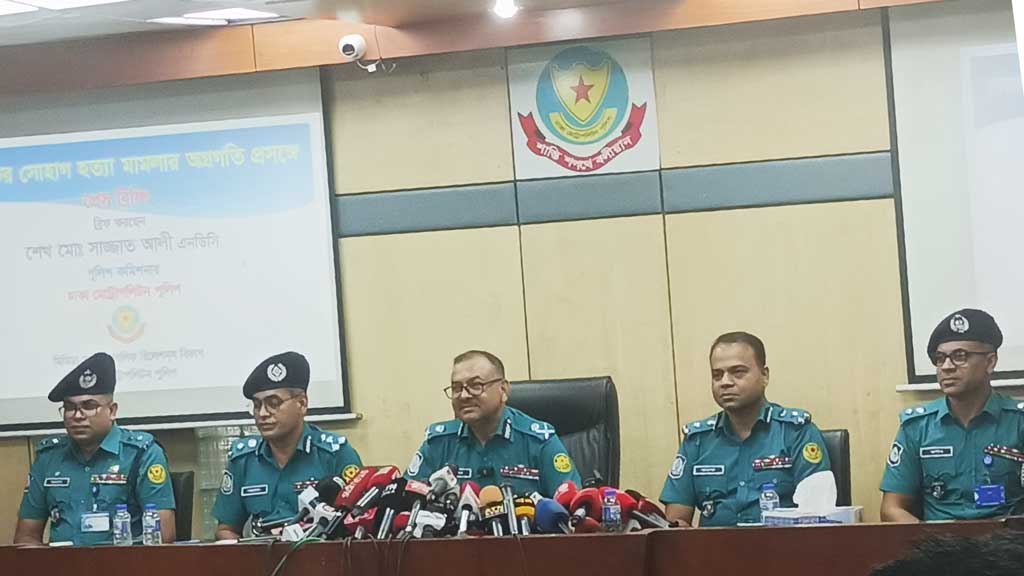 সোহাগ হত্যা: মূল তিনজনকে আসামি না করার অভিযোগ নিয়ে যা বললেন ডিএমপি কমিশনার