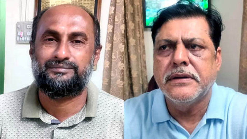 ভারতে পালানোর সময় বরগুনা ও বরিশালের দুই আ.লীগ নেতা আটক