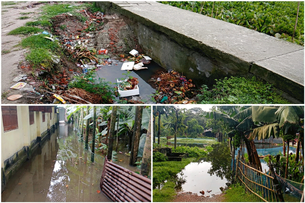 ৮ কোটির ড্রেনেও মিলছে না সুফল: জলাবদ্ধতায় নাকাল মানুষ