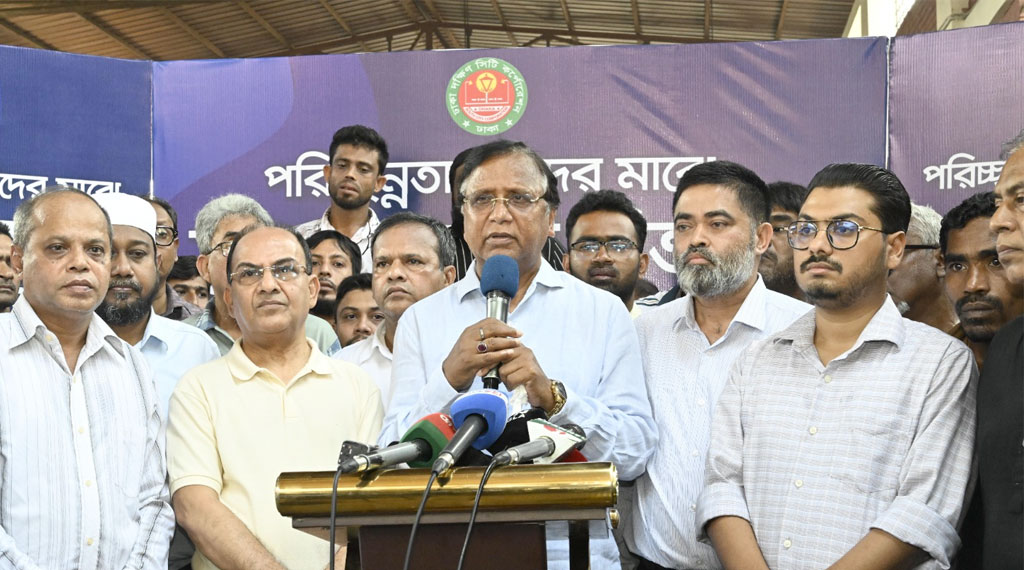 শাহজাহানপুরে এসটিএসের সৌন্দর্যবর্ধন কাজ শুরু ডিএসসিসির