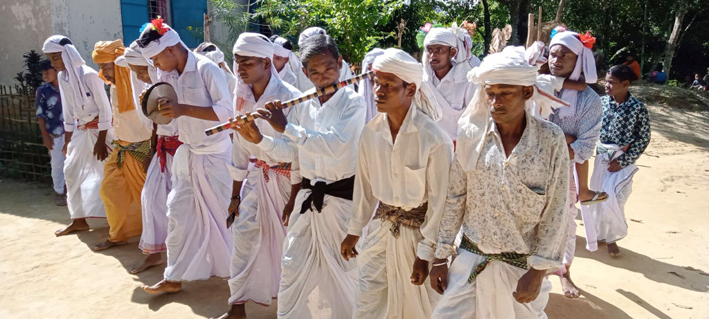পানছড়িতে শুরু সাঁওতালদের দাঁশাই উৎসব