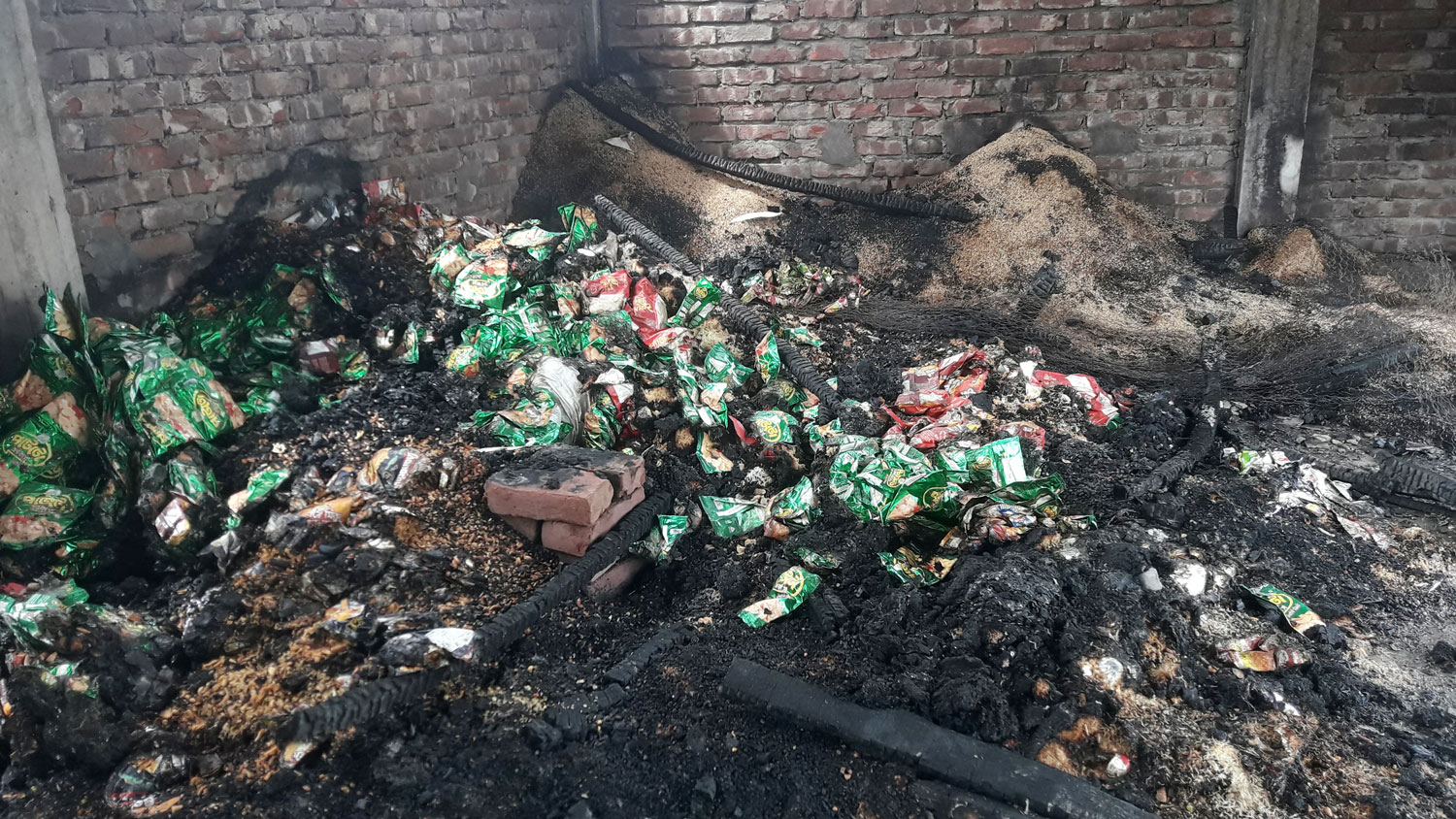 বিস্কুটের গুদামে আগুনের ঘটনায় মামলা
