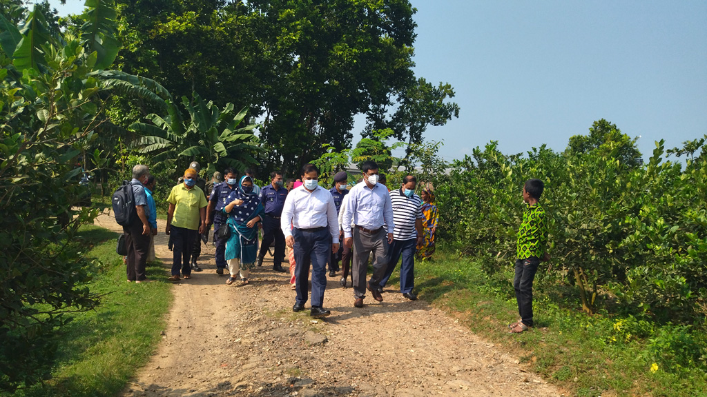 ঘর নির্মাণের স্থান পরিদর্শন কমিশনারের