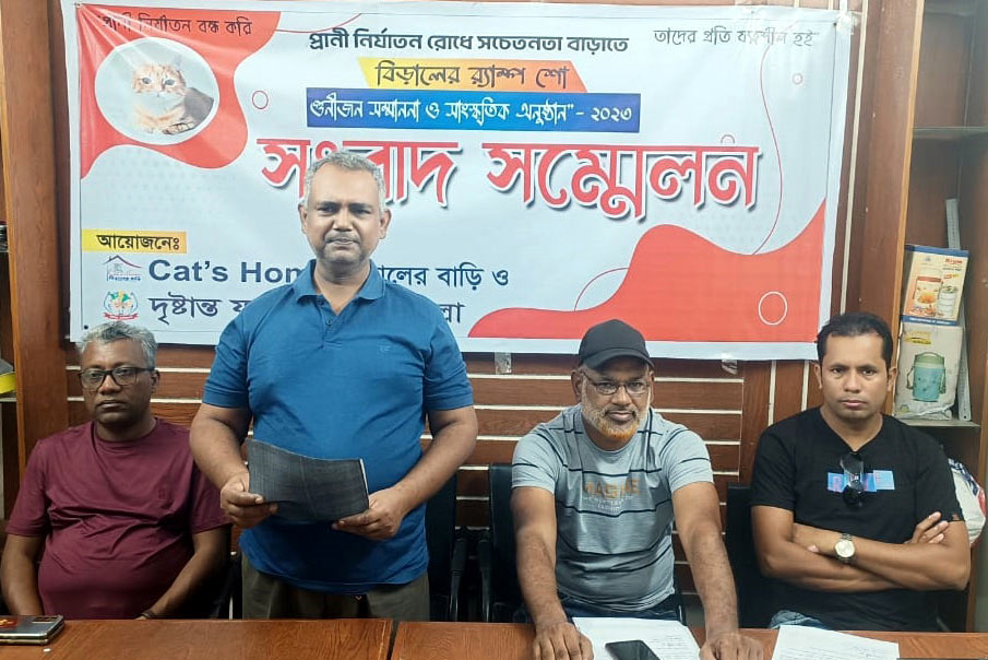 কুমিল্লায় বিড়ালের র‍্যাম্প শো শনিবার