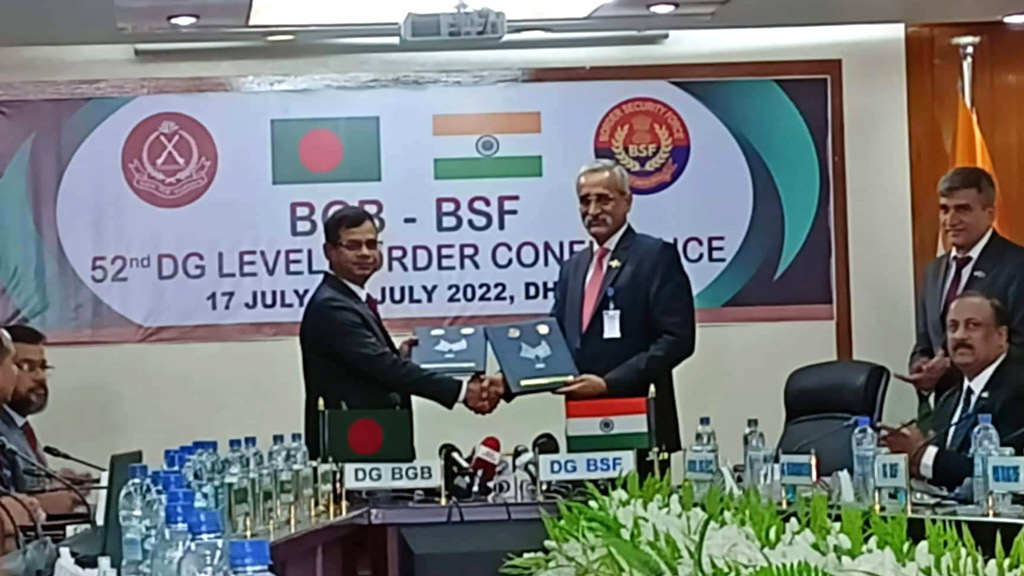 সীমান্তে হত্যা শূন্যের কোঠায় নামাতে একমত বিজিবি-বিএসএফ