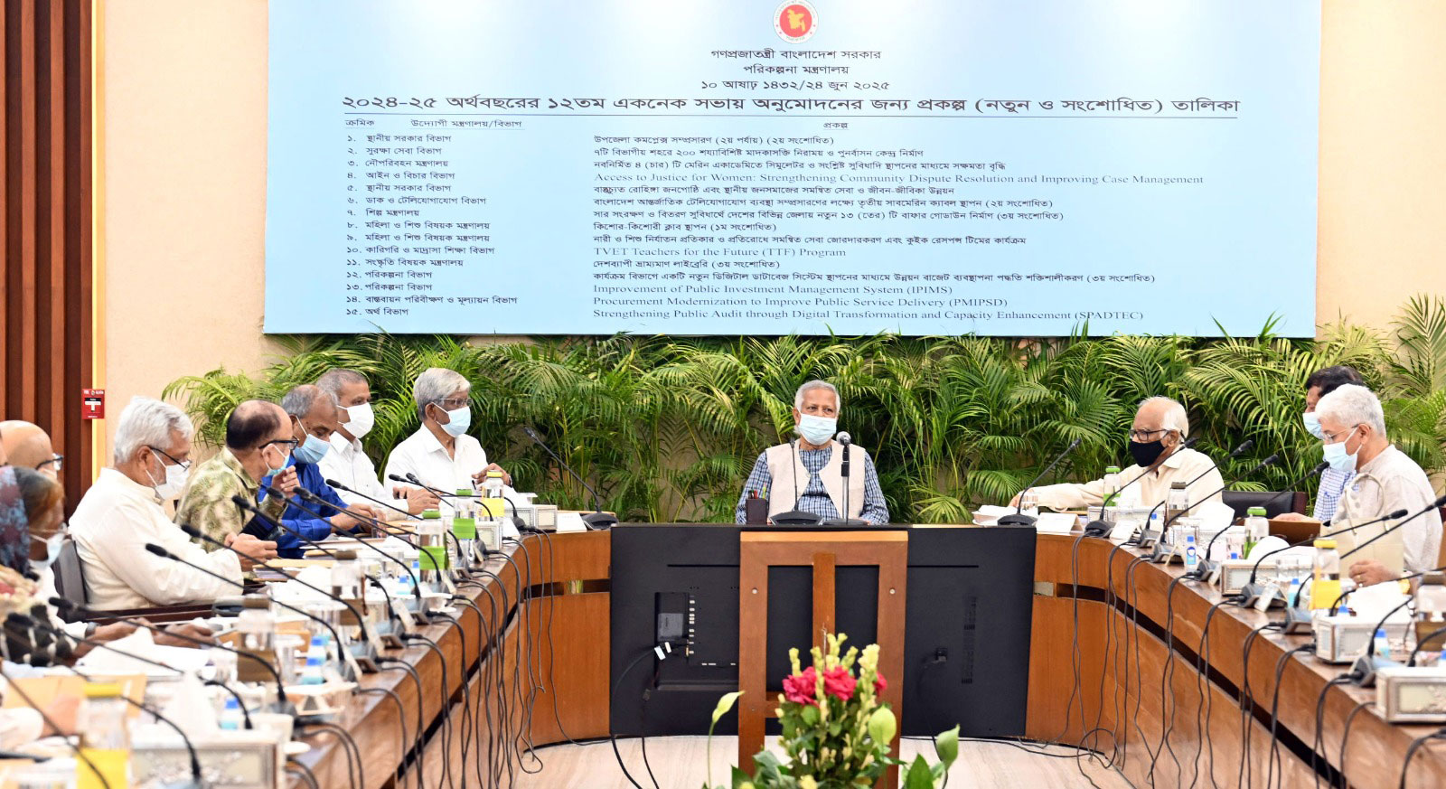 একনেকে ৯ হাজার কোটি টাকার ১৭টি প্রকল্প অনুমোদন