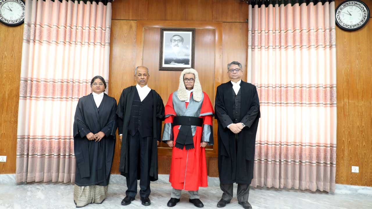 শপথ নিলেন আপিল বিভাগের ৩ বিচারপতি 