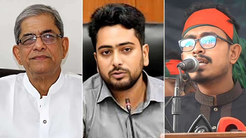 মির্জা ফখরুল ও সাদিক কায়েমের বিরুদ্ধে ‘মিথ্যাচার’ এবং সায়েরের বিরুদ্ধে গুরুতর অভিযোগ নাহিদের