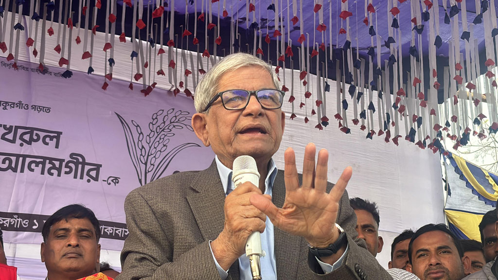 যারা স্বাধীনতার বিপক্ষে ছিল, তারাই এখন ভোট চাইছে: মির্জা ফখরুল