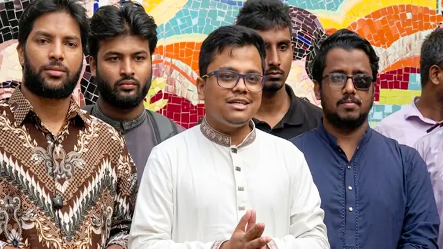 জিন্নাহর বাংলা ভাষাবিরোধী অবস্থান দেখাতেই ছবি: ডাকসু জিএস