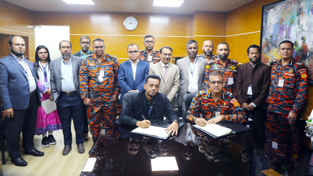 বাংলাদেশ ব্যাংকে থাকবে ‘স্যাটেলাইট ফায়ার স্টেশন’, ফায়ার সার্ভিসের সঙ্গে চুক্তি