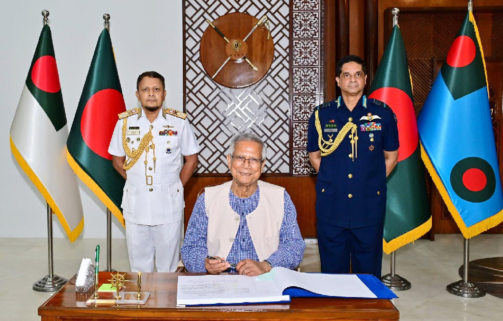 নৌবাহিনী ও বিমানবাহিনী নির্বাচনী পর্ষদ উদ্বোধন করলেন প্রধান উপদেষ্টা