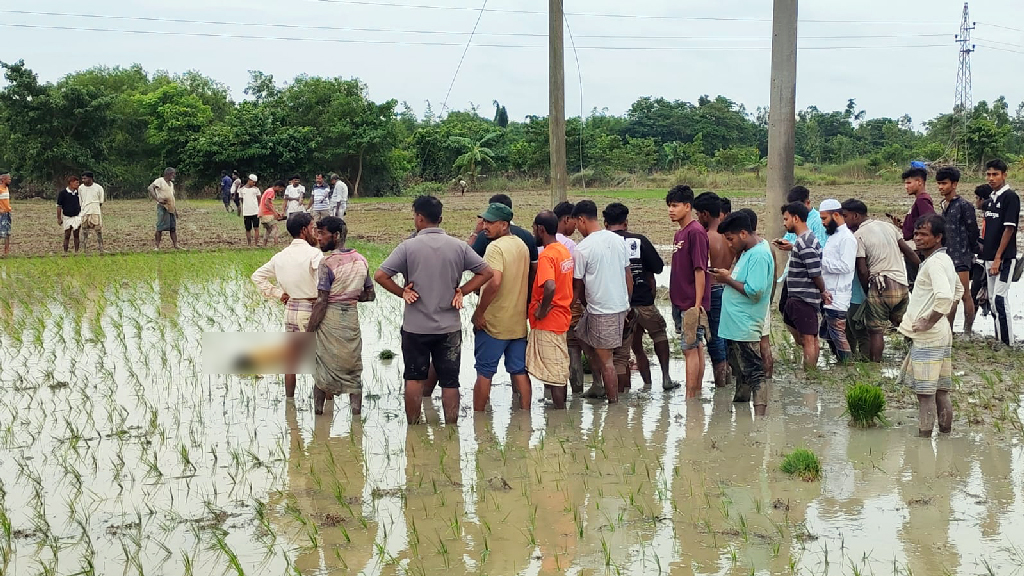 জমিতে পড়ে থাকা তারে বিদ্যুতায়িত হয়ে দুই শ্রমিকের মৃত্যু