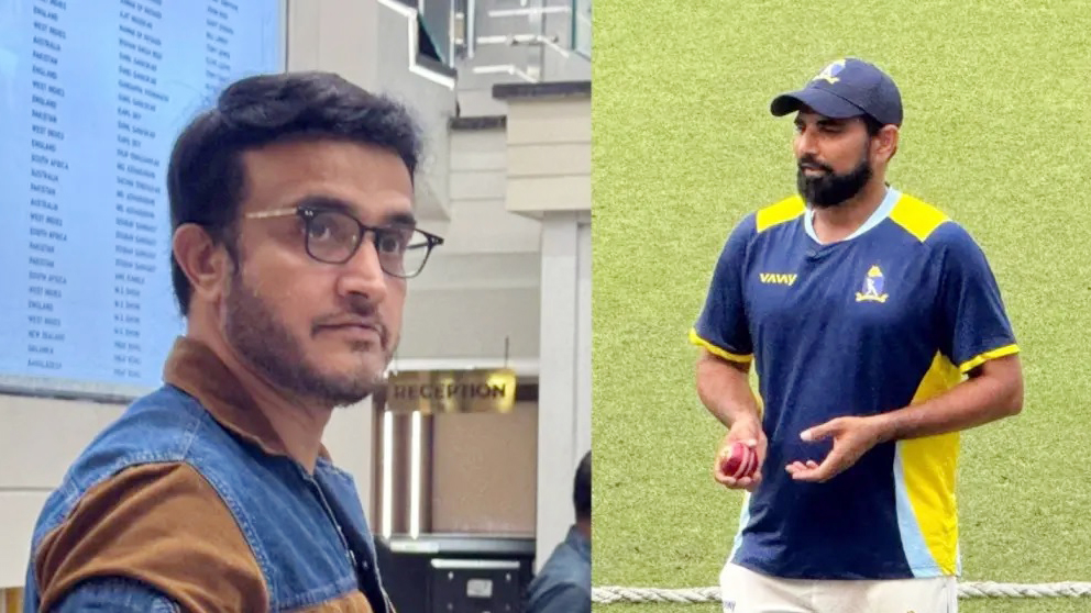 শামি কেন দলের বাইরে জানেন না সৌরভ গাঙ্গুলী