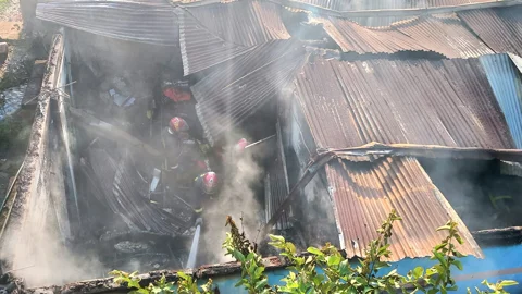 গাজীপুরে বসতঘরে আগুন, দুই শিশুসহ দগ্ধ মা-বাবা