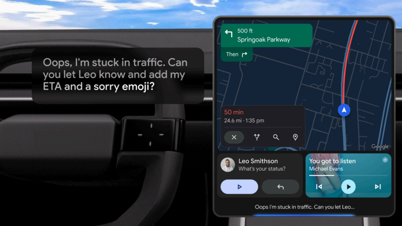 গুগলের নতুন জেমিনি এবার গাড়িতে