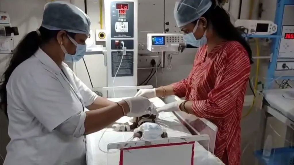 ভারতের উত্তর প্রদেশে জীবন্ত পুঁতে ফেলা কন্যাশিশু উদ্ধার