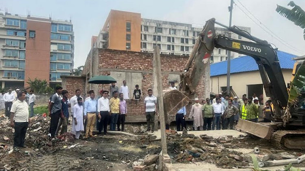 জিসিসির উচ্ছেদ অভিযানে ১২০ কোটি টাকার জমি উদ্ধার