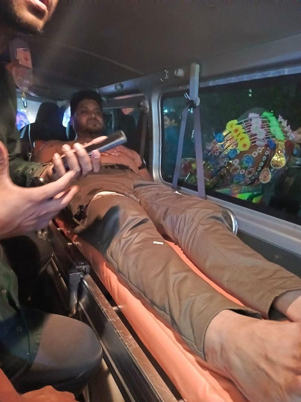 গুলিবিদ্ধ স্বর্ণ ব্যবসায়ী। ছবি: সংগৃহীত