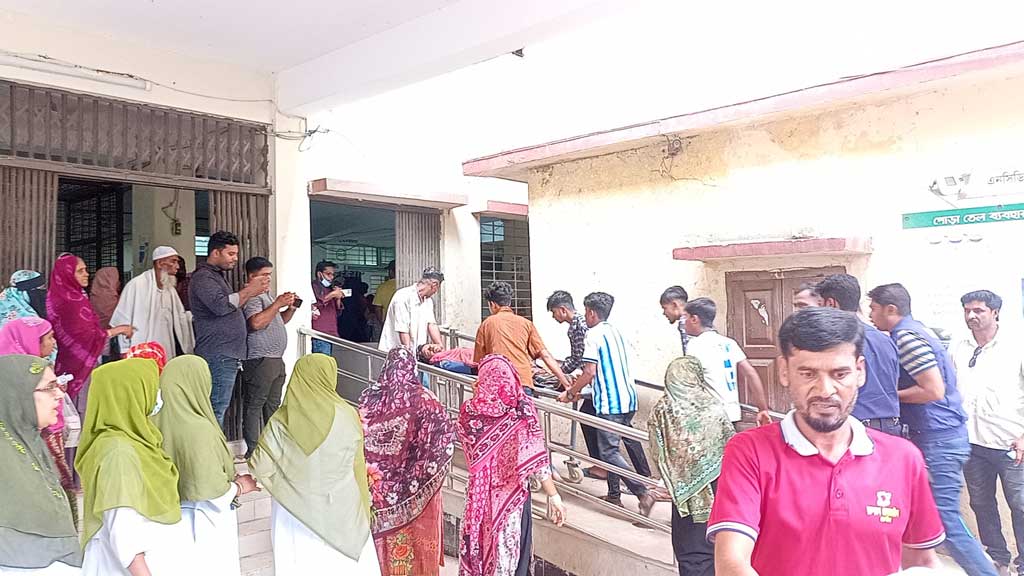 গাংনীতে গরুবোঝাই ট্রলি উল্টে চালক নিহত, আহত ১০