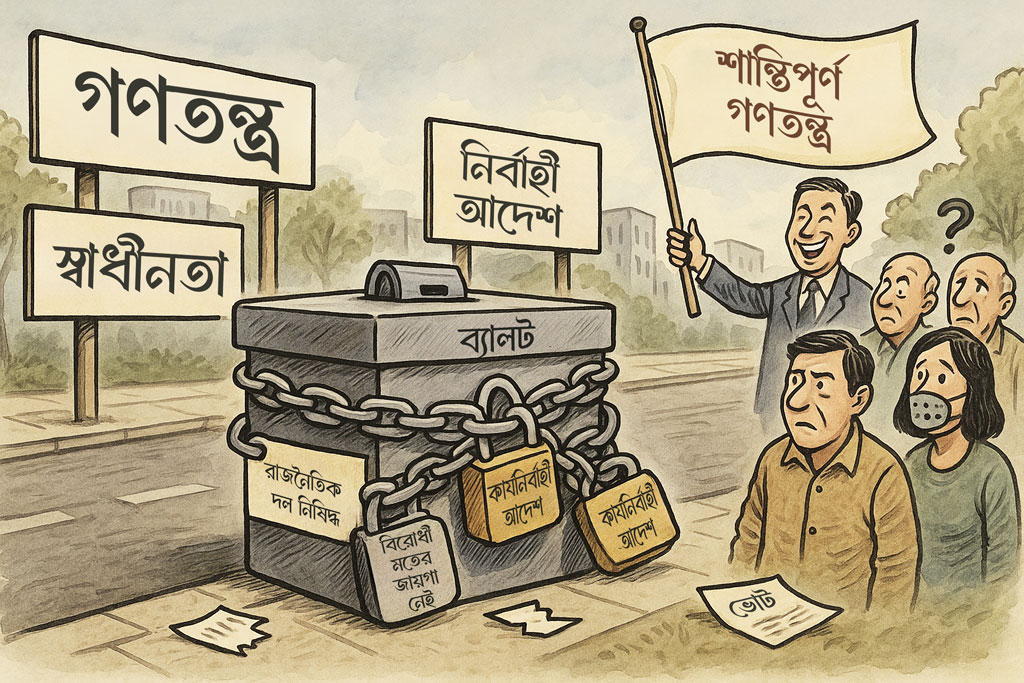মেনে ও মানিয়ে নেওয়ার শান্তিপূর্ণ গণতন্ত্র